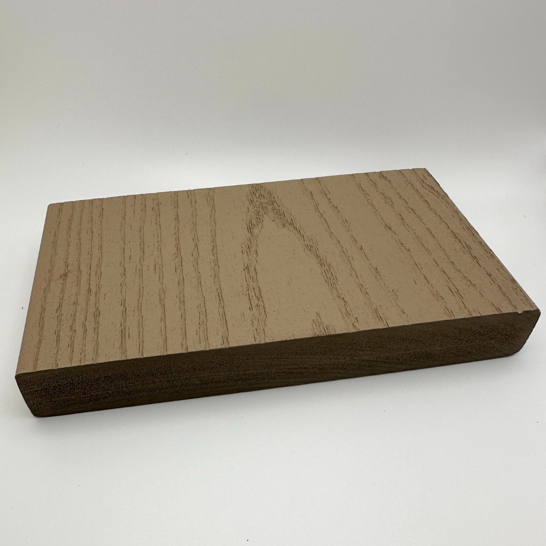 TIMBERTECH 1 in. x 8 in. x 20 ft. Square Edge Deck Board - Brownstone *SECONDS QUALITY*