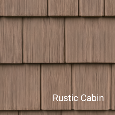 TANDO RoughSawn Cedar Dual Course Shake - Rustic Cabin
