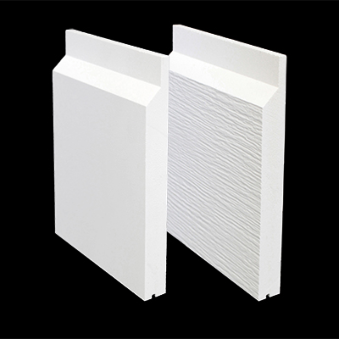 VERSATEX 1 in. x 10 in. x 18 ft. Smooth PVC Skirt Board (Seconds PVC)