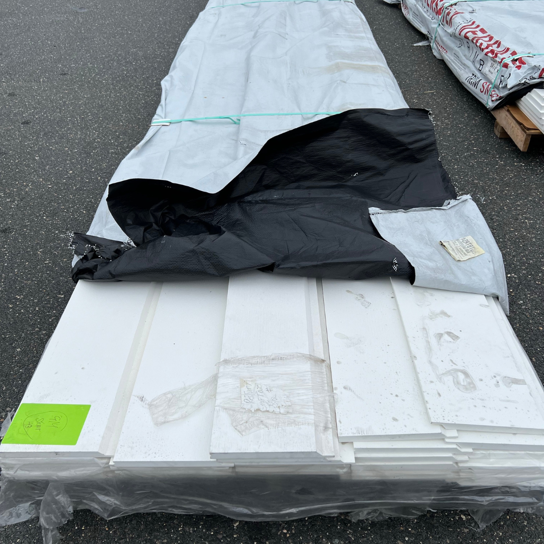 Versatex 1 in. x 10 in. x 18 ft. Woodgrain PVC Skirt Board *SECONDS*