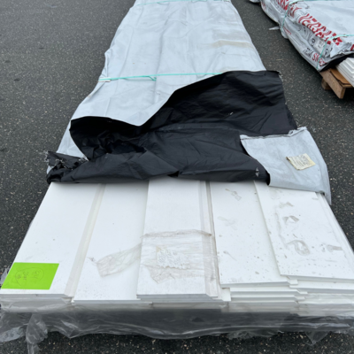 Versatex 1 in. x 10 in. x 18 ft. Woodgrain PVC Skirt Board *SECONDS*