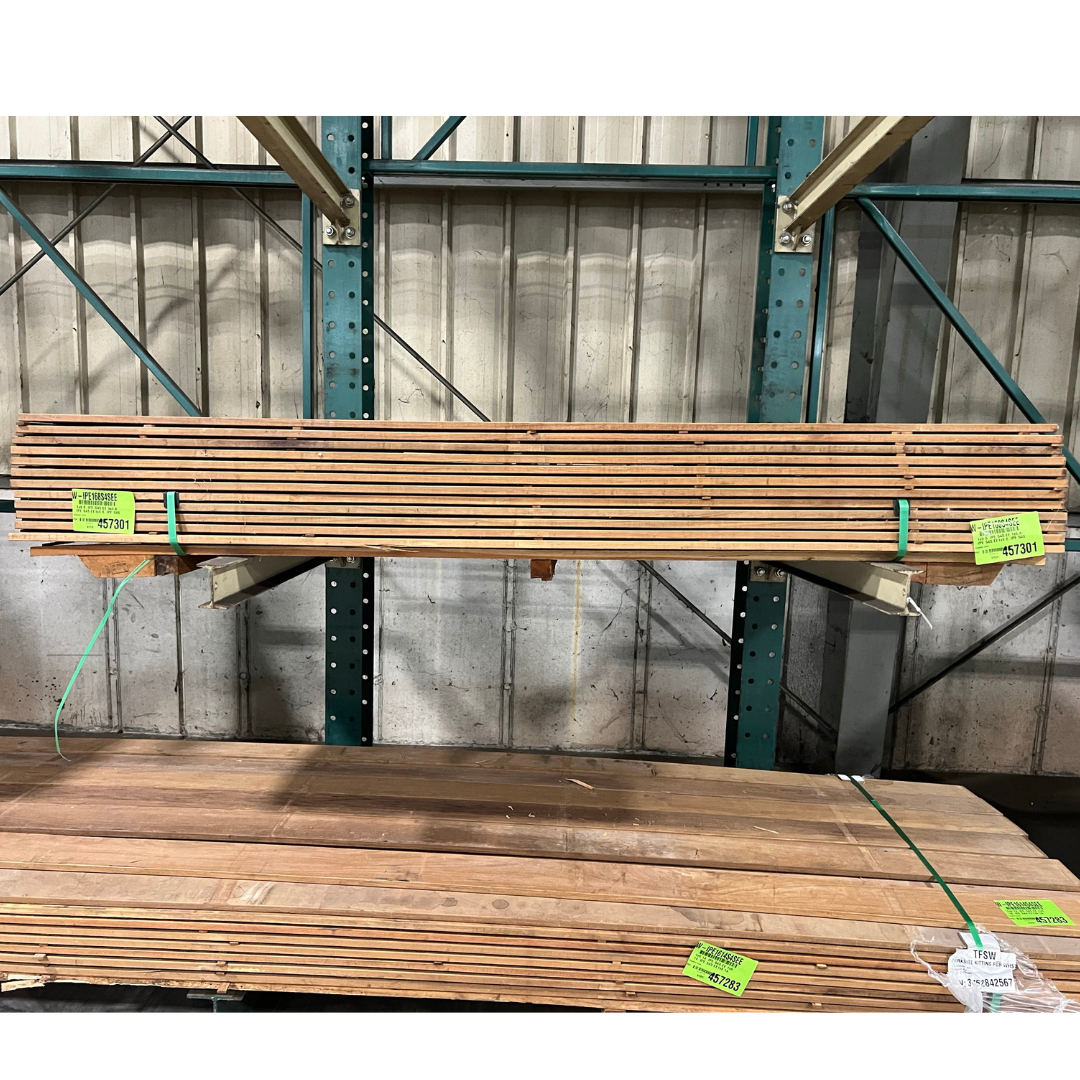 1 in x 6 in. x 8 ft. Ipe Square Edge Deck Board - S4S / EE *SECONDS*