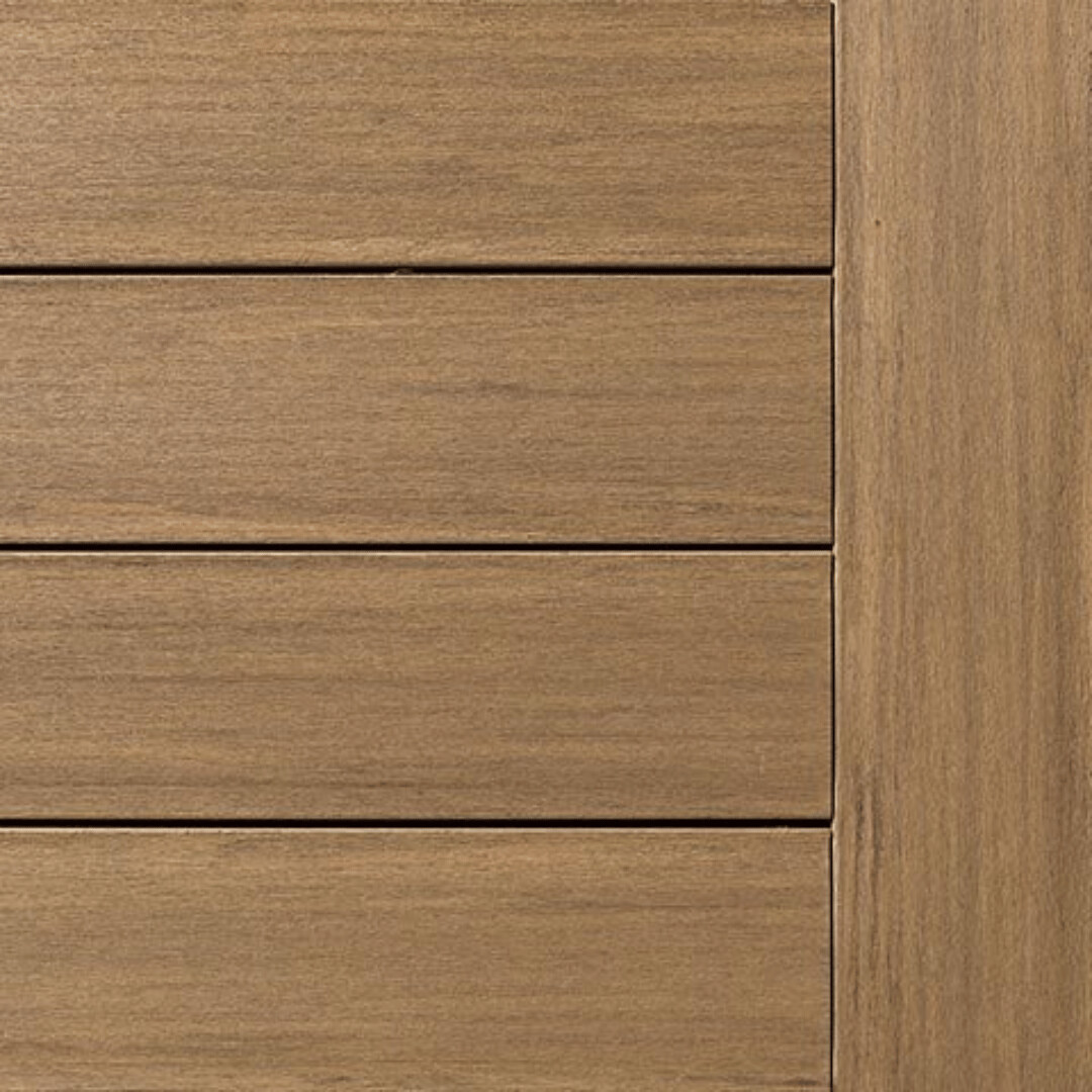 SAMPLE TIMBERTECH 1 in. x 4 in. Vintage Deck - Weathered Teak