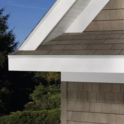 Wolf 1 in. x 4 in. x 18 ft. Woodgrain PVC Trim - Reversable