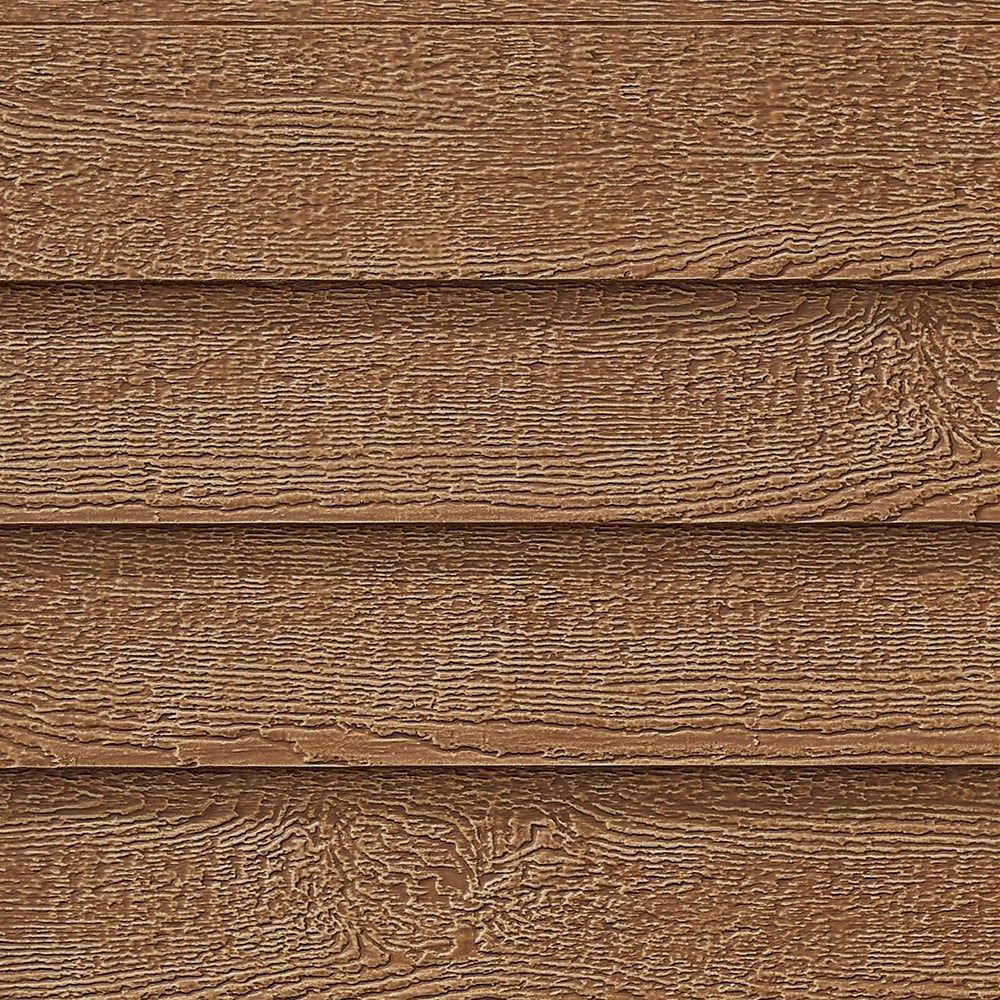 DIAMOND KOTE 6 in. Rigidstack Siding, 4/Bundle - Chestnut (Woodgrain)