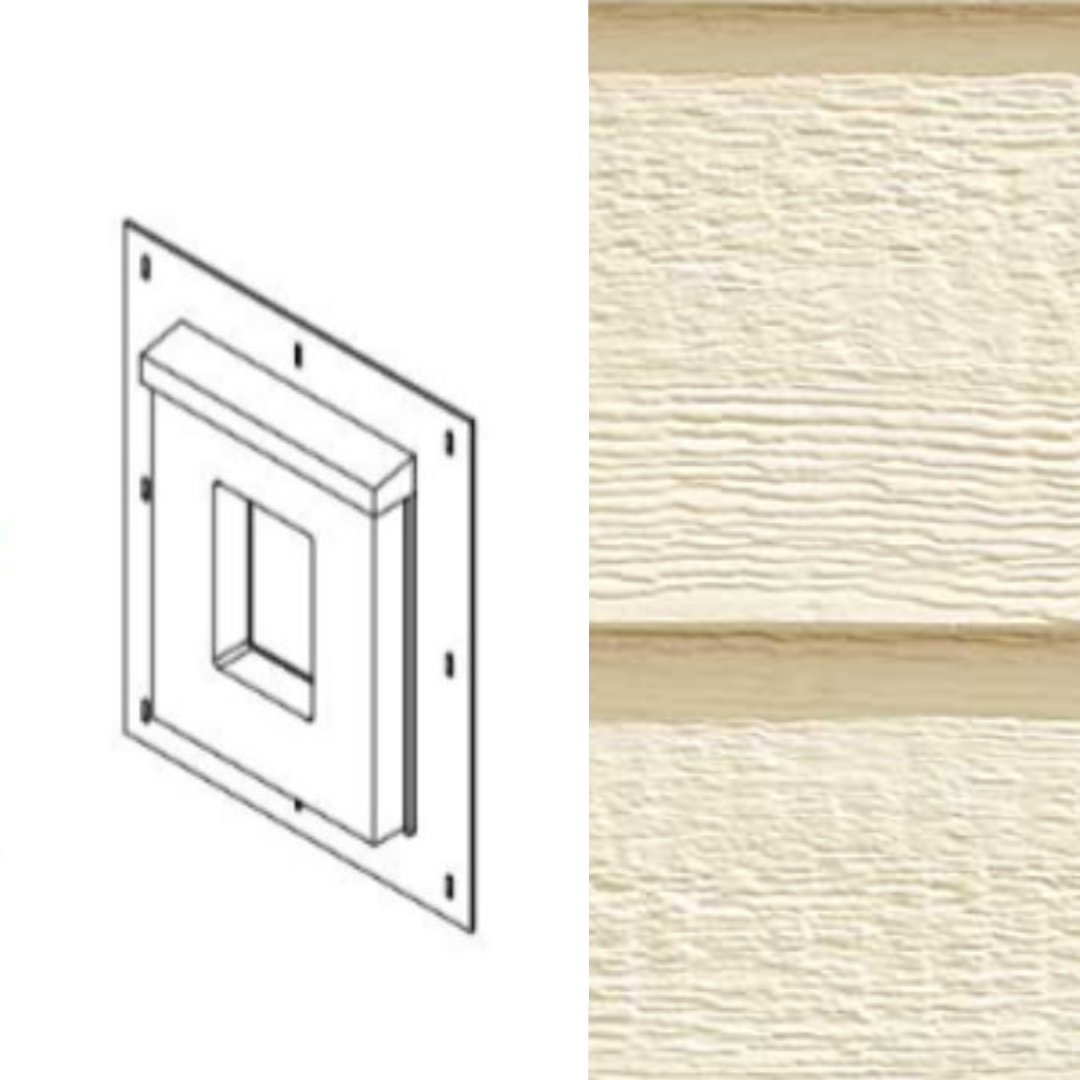 DIAMOND KOTE Receptacle Rigidmount - Biscuit