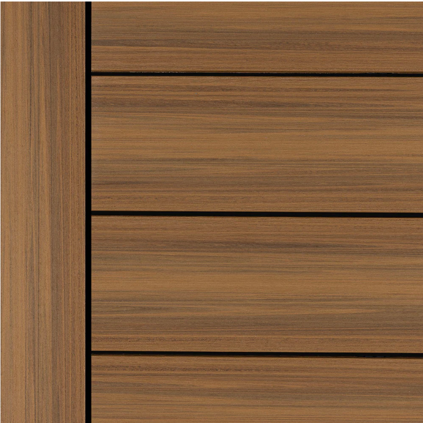 DECKORATORS 1 in. x 8 in. x 20 ft. Square Edge Deck Board - Sedona