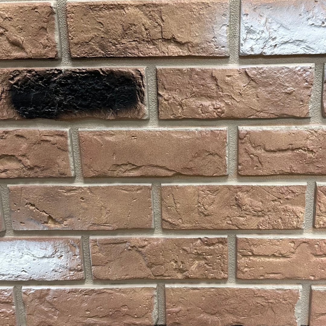 TANDO Brick Vinyl Skirting - Used Buff Blend