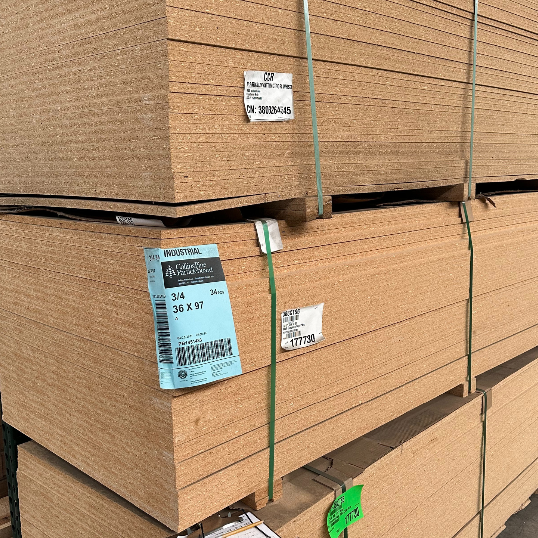 3/4 in. x 36 in. x 97 in. Countertop Sheet - Particle Board Core