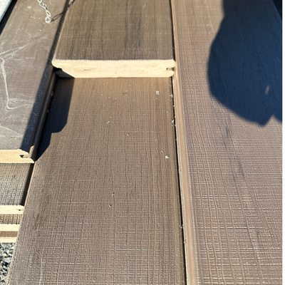 TIMBERTECH Azek 1 in. x 6 in. x 16 ft. Square Edge Deck Board - American Walnut *SECONDS QUALITY*