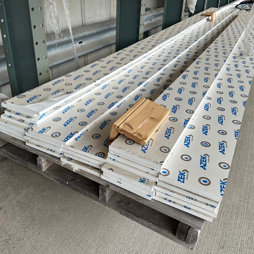 AZEK 1 in. x 10 in. x 18 ft. Smooth PVC Trim *SECONDS QUALITY*