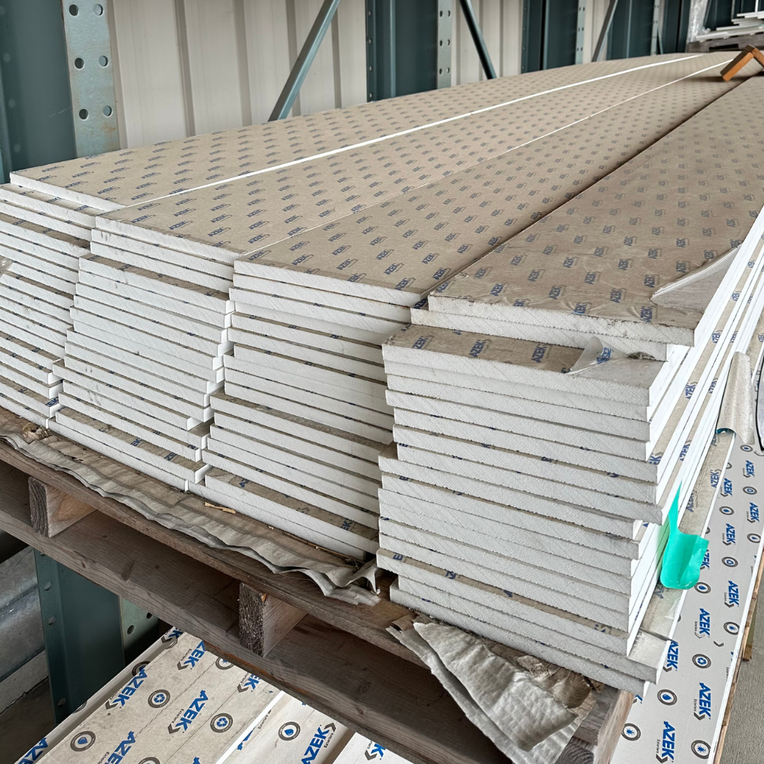 AZEK 1 in. x 12 in. x 18 ft. Smooth PVC Trim *SECONDS QUALITY*