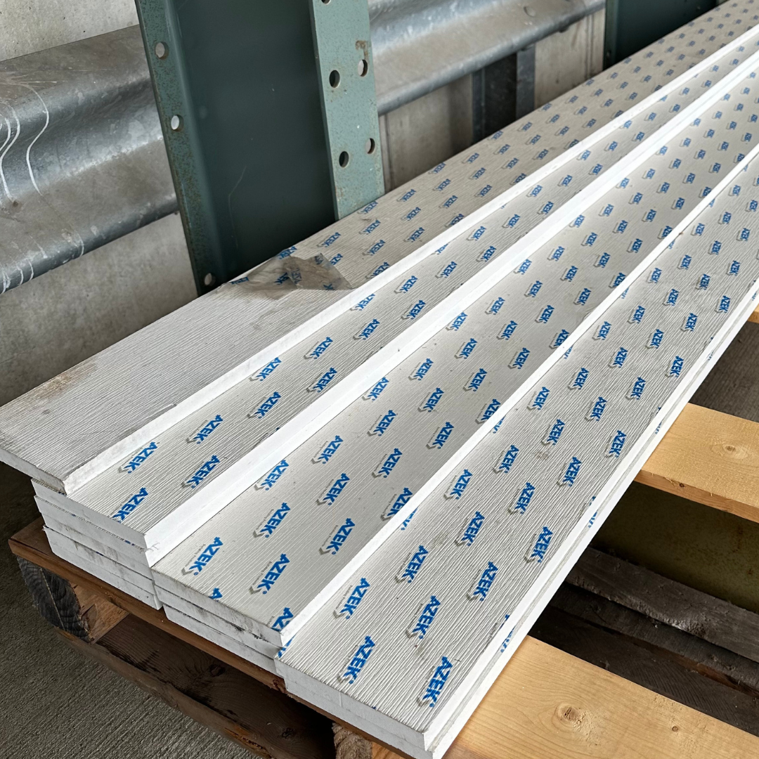 AZEK 1 in. x 6 in. x 18 ft. Woodgrain PVC Trim *SECONDS QUALITY*