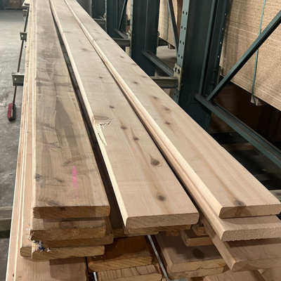 5/4 in. x 6 in. x 18 ft. Cedar Deck Board - STK / S4S / EE / KD *SECONDS QUALITY*