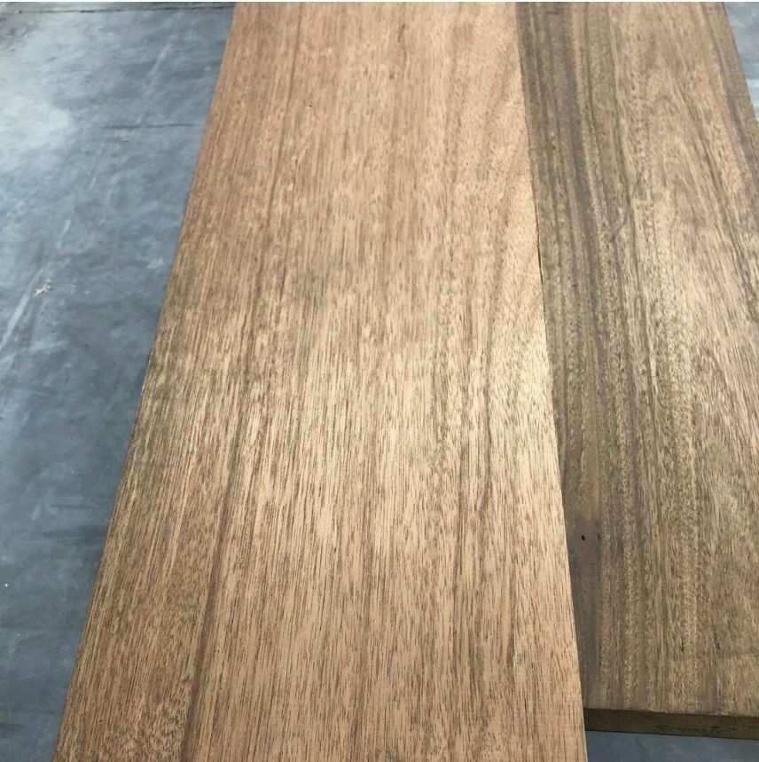 DARK RED MERANTI 5/4 in. x 4 in. Variable Length (Warehouse Seconds)
