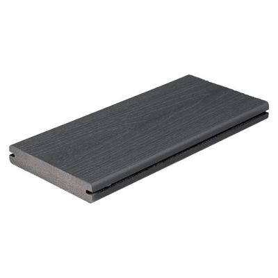FIBERON 1 in. x 6 in. x 12 ft. Grooved Deck Board - Earl Gray