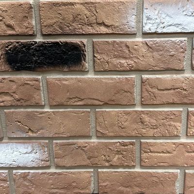 TANDO Brick Vinyl Skirting - Used Buff Blend
