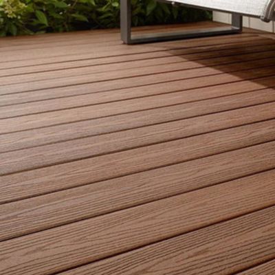 FIBERON 1 in. x 6 in. x 12 ft. Grooved Deck Board - Bungalow