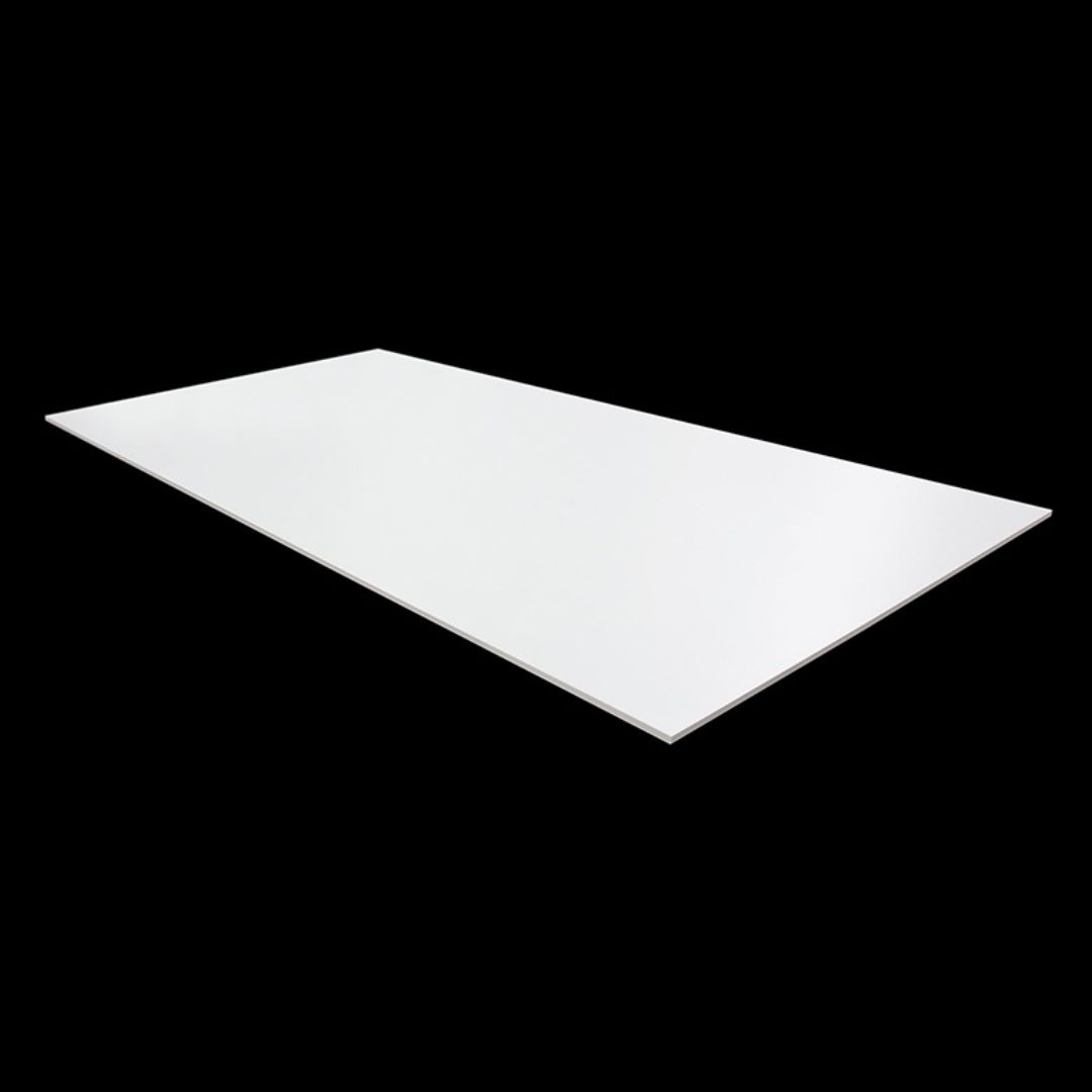 VERSATEX 1/2 in. x 4 ft. x 8 ft. Woodgrain PVC Sheet - Reversible (Warehouse Seconds)