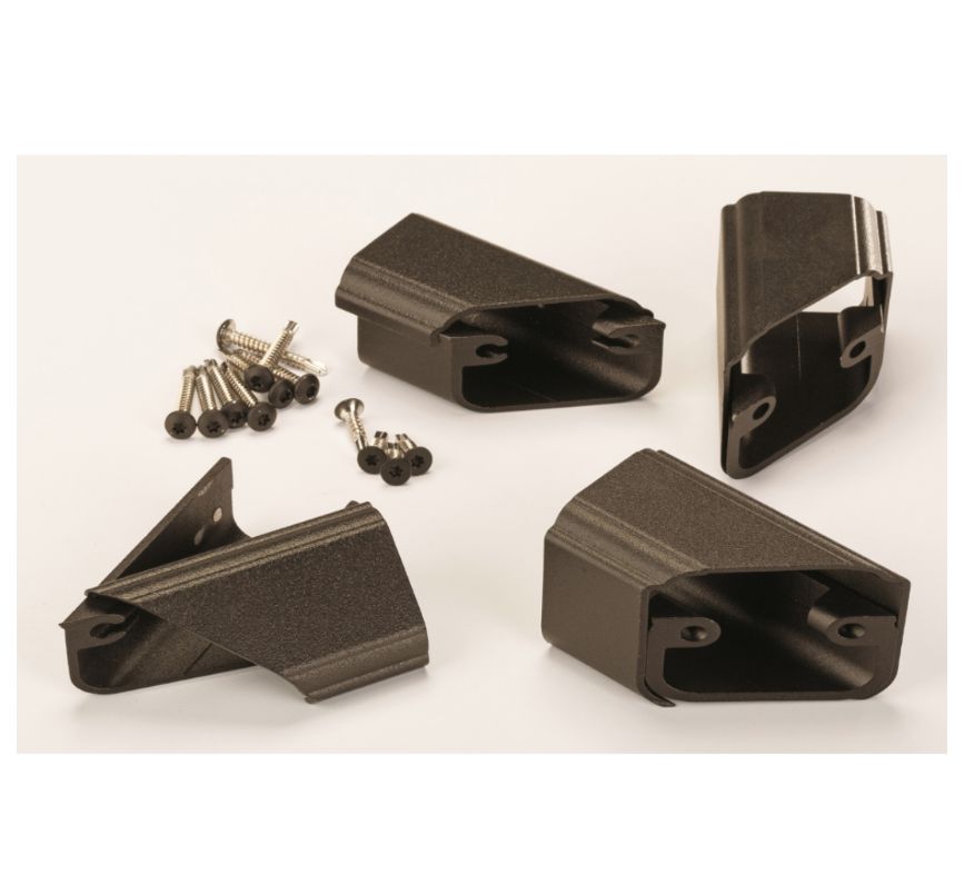 TIMBERTECH Impression Rail Level 45 Degree Bracket Kit - Black