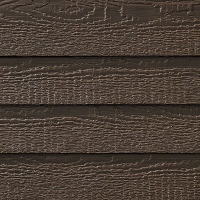 DIAMOND KOTE 6 in. Rigidstack Siding, 4/Bundle - Grizzly (Woodgrain)