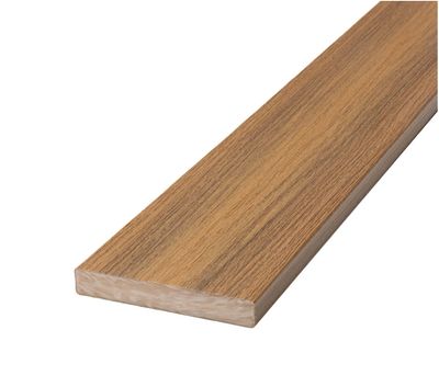 DECKORATORS 1 in. x 8 in. x 20 ft. Square Edge Deck Board - Sedona