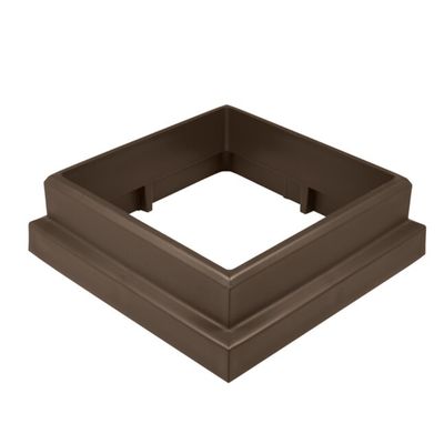 TIMBERTECH Evolutions Rail 5 in. x 5 in. Post Skirt - Traditional Walnut