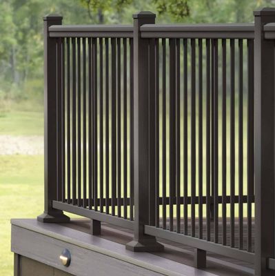 TIMBERTECH Impression Rail Express 6 ft. x 42 in. Level Universal Panel Kit - Dark Bronze TIMBERTECH Impression Rail Express 6 ft. x 42 in. Level Universal Panel Kit - Dark Bronze