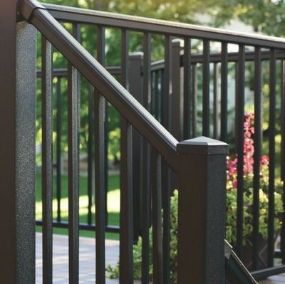 TIMBERTECH Impression Rail Fixed Stair Bracket Kit - Black