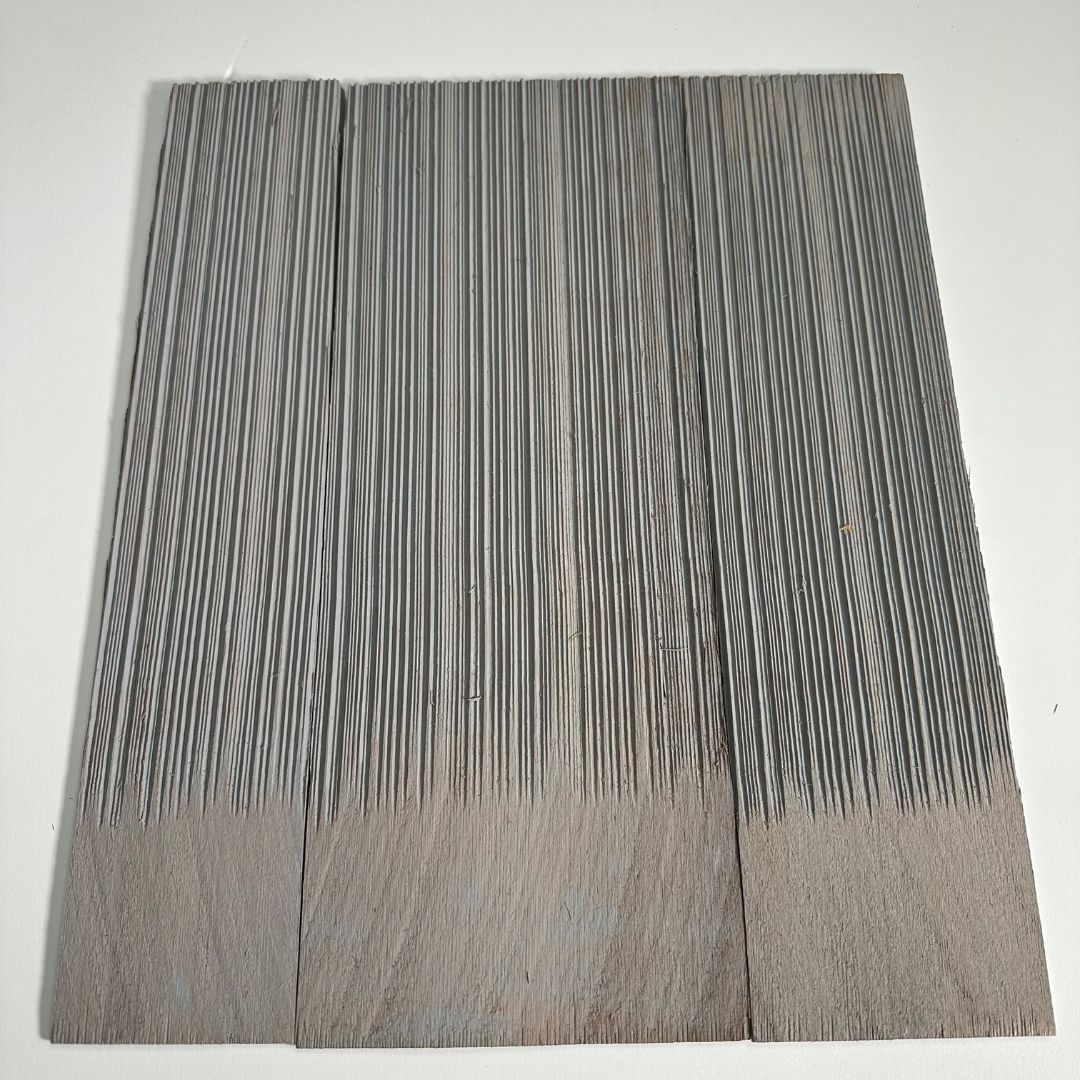 Western Red Cedar Shingle Siding, 18 #1 R&R, Grooved, Gray Primed - 100 SF/Box 14in. Exp.