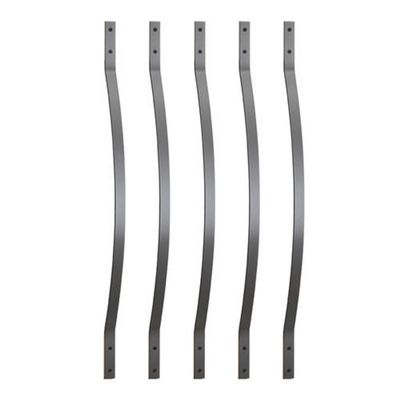 DECKORATORS Arc Architectural 32 in. Aluminum Balusters (5/Pack) - Black