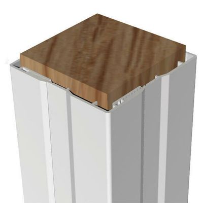 RDI Finyl 4 in. x 4 in. x 120 in. 4 pc. Post Wrap - Earth