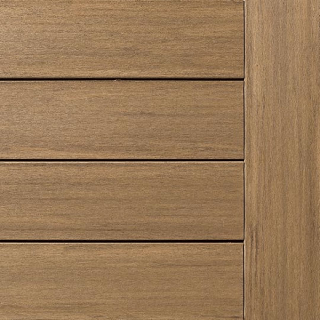 TIMBERTECH 1 in. x 4 in. x 12 ft. Square Edge Deck Board - Weathered Teak