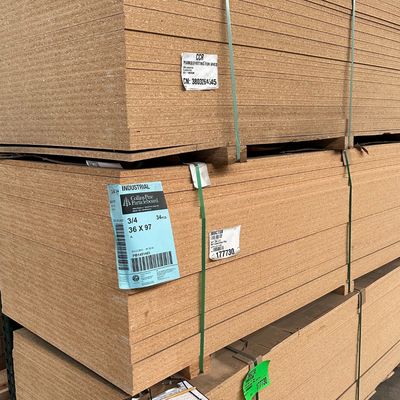 3/4 in. x 36 in. x 97 in. Countertop Sheet - Particle Board Core