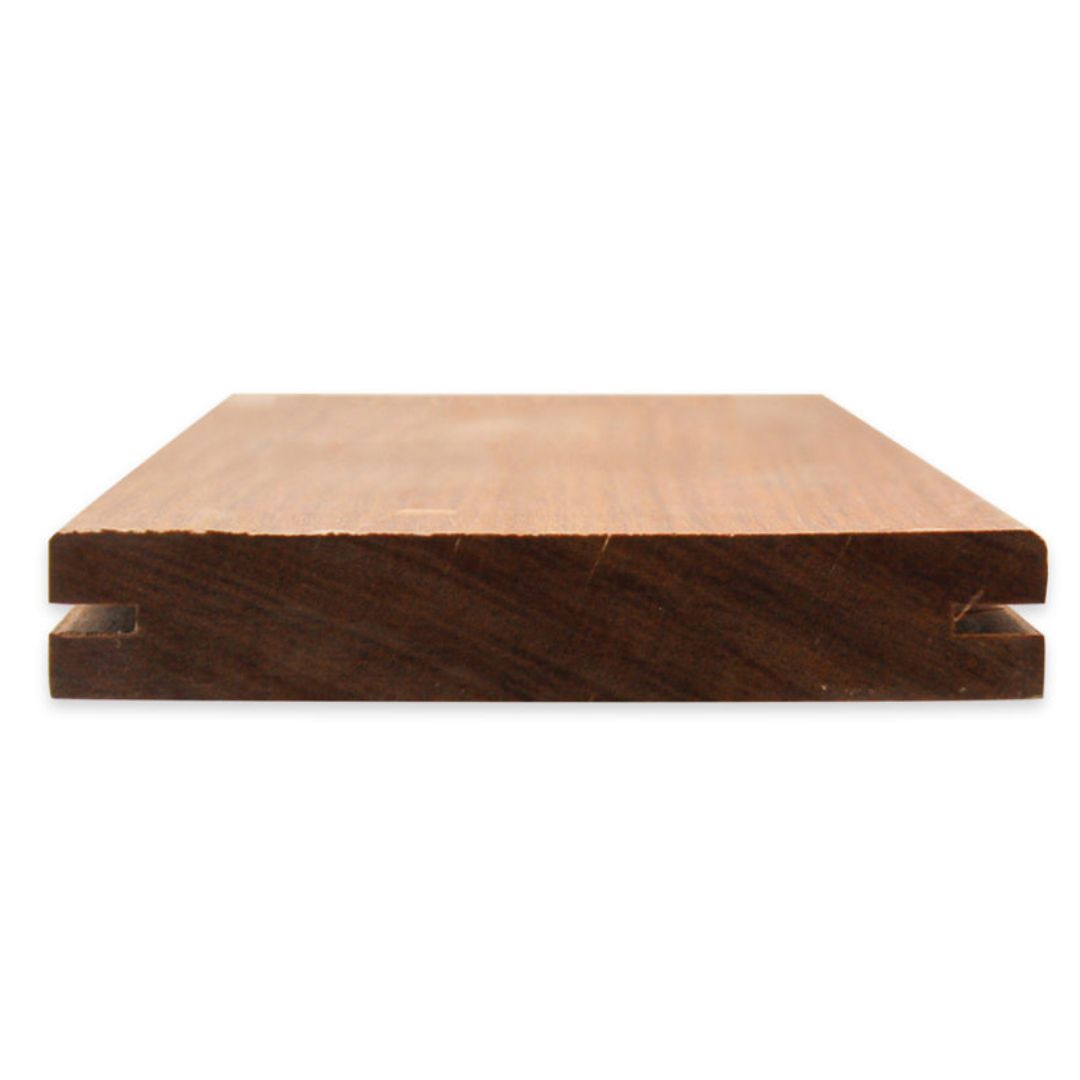 1 in x 6 in. x 8 ft. Ipe Grooved Deck Board - S4S / EE (Warehouse Seconds)