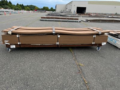 Norx 1/2 in. x 8 in. x 12 ft. Fascia - Casa Mila Teak (Warehouse Seconds)