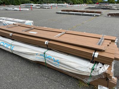 Norx 1 in. x 6 in. x 16 ft. Grooved Deck Board - Casa Mila Teak (Warehouse Seconds)