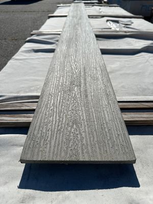 Norx 1/2 in. x 8 in. x 12 ft. Fascia - La Rambla Gray (Warehouse Seconds)