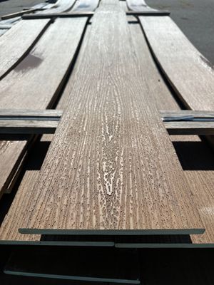 Norx 1/2 in. x 8 in. x 12 ft. Fascia - Casa Mila Teak (Warehouse Seconds)