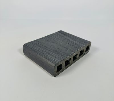 Norx EcoDuo 5/4 in. x 5 in. x 16 ft. Square Edge Deck Board - Concrete Gray
