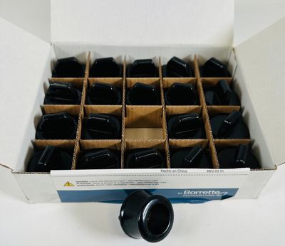 RDI Aluminum Baluster Shoes Box of 20 (for 10 Balusters) - Black (Transform Composite Railing)