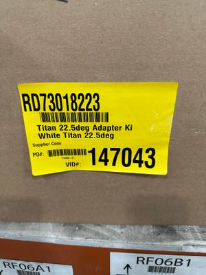 RDI 22.5° Bracket Adapter Kit (1 Pair) - White (Titan Pro Rail)