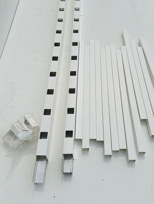 RDI 36 in. x 10 ft. Deck Top Level Vinyl Rail Kit - 1 1/2 in. Square Balusters, White (Finyl Line)