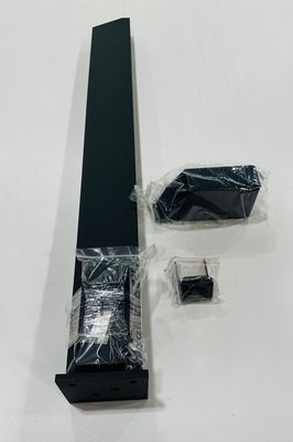 RDI 4 in. x 2 in. x 38 in. Aluminum End Stair Post - Matte Black (Elevation Rail)