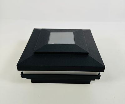 RDI 4 1/4 in. Solar Post Cap - Matte Black