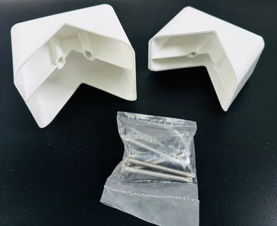RDI 45° Bracket Adapter Kit (1 Pair) - White (Titan Pro Rail)
