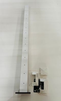 RDI 2 1/2 in. x 2 1/2 in. x 45 in. Aluminum End Routed Cable Post - White (Avalon Aluminum Rail)