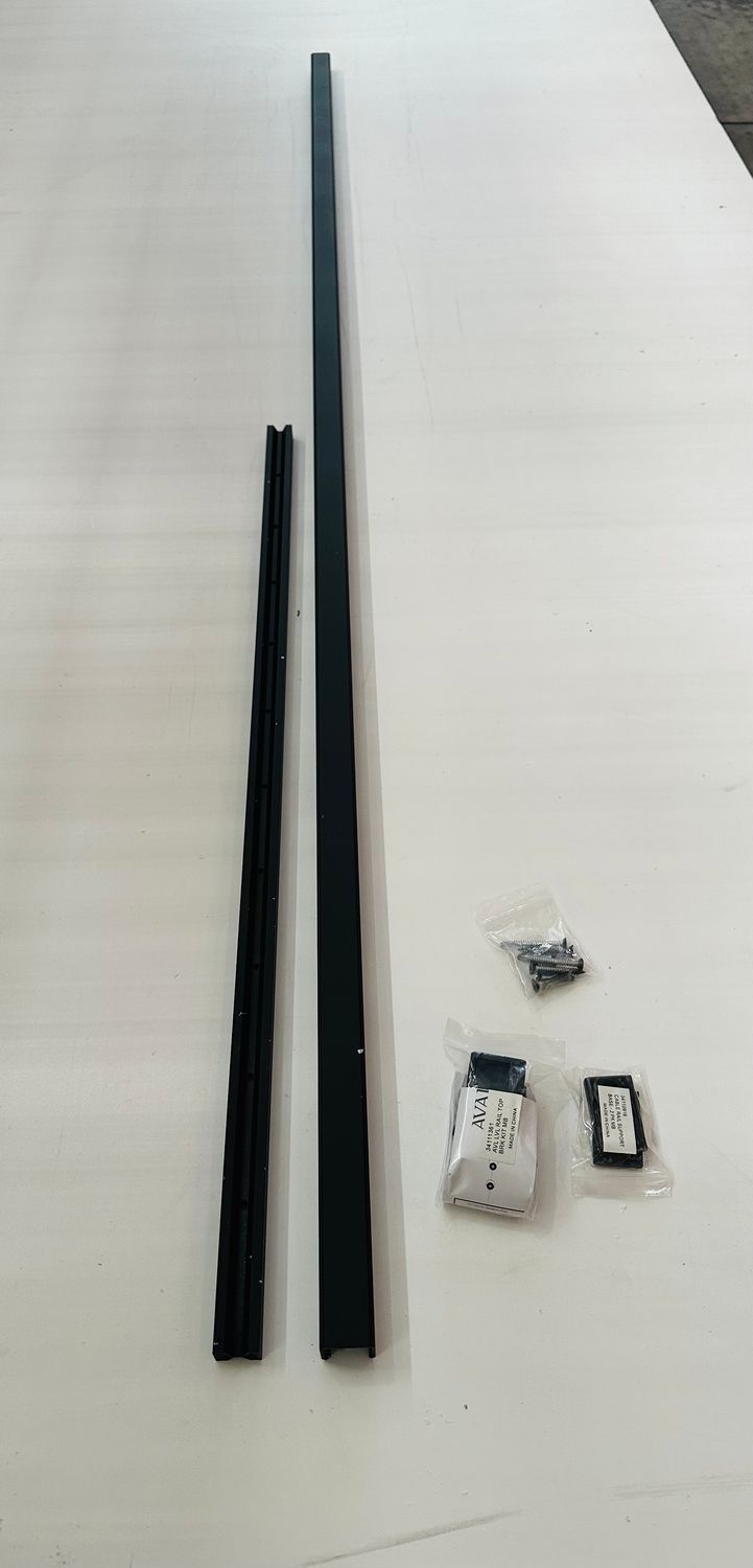 RDI 36 in. x 6 ft. Avalon Aluminum Level Beam Kit - Cable Rail, Matte Black (Avalon Aluminum Rail)
