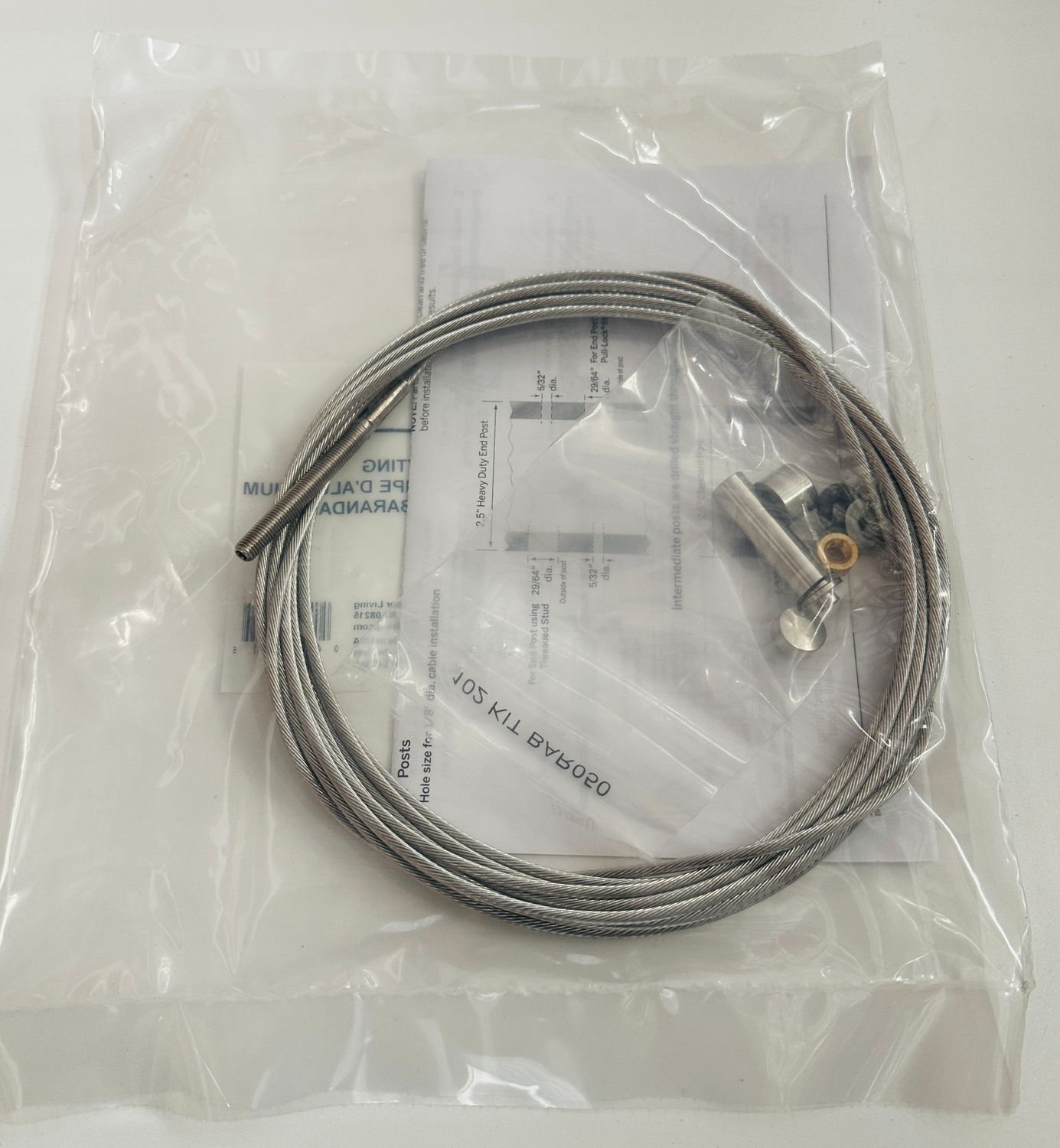 RDI 20 ft. Cable with Fitting – Package of 1 (Avalon Aluminum Rail)