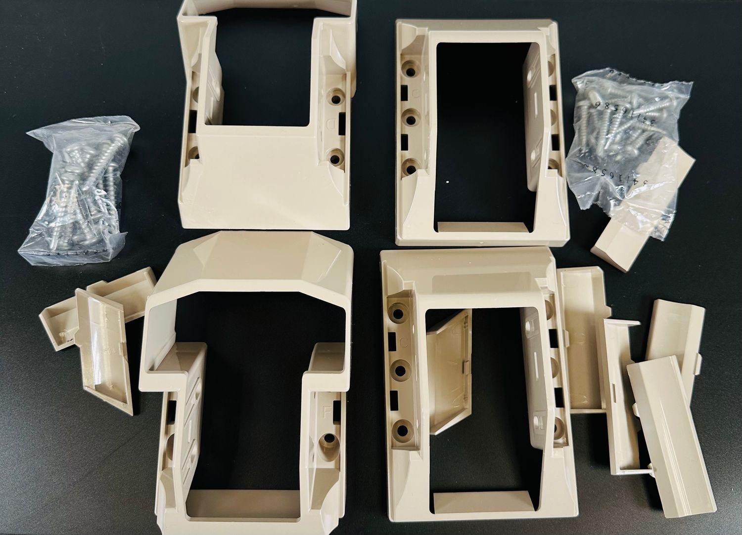 RDI T-Top Stair Bracket Set (2 top & 2 bottom brackets) – CLAY (Finyl Line)